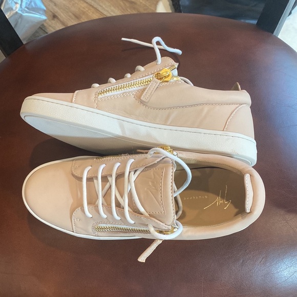 Giuseppe Zanotti Double Zipper London SidezUp Women's Sneakers in size 38 - Picture 7 of 13